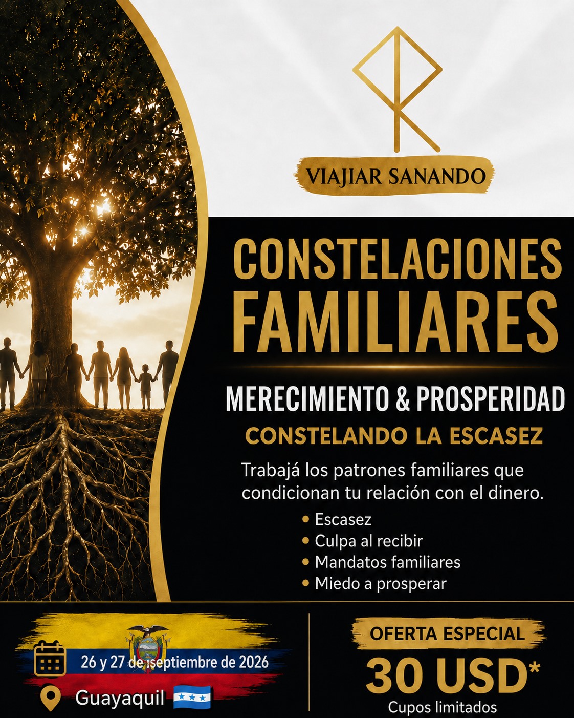 Merecimiento y Prosperidad en Guayaquil, Ecuador - Viajar Sanando